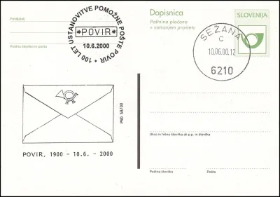100 LET USTANOVITVE POMOŽNE POŠTE POVIR